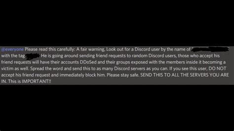 Have fun with your account beeing banned. . Discord announcement copypasta